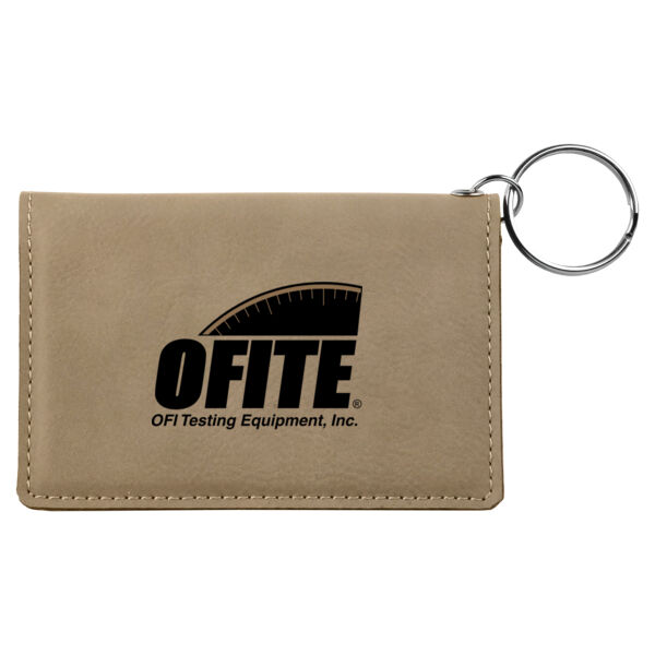 OFITE - Laserable Leatherette Keychain/ID Holder  Thumbnail